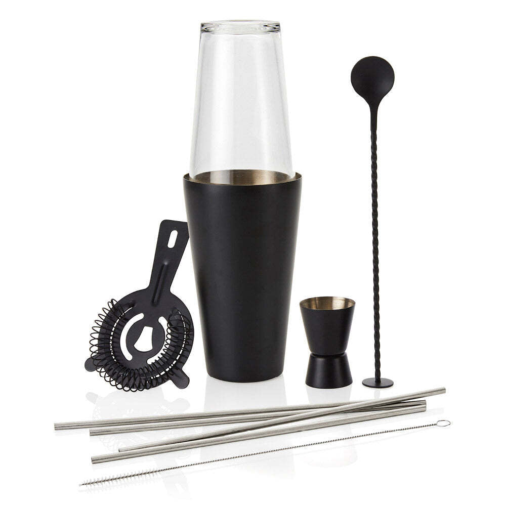 44080-stanley-rogers-stainless-steel-cocktail-set-10pc-matte-black-set