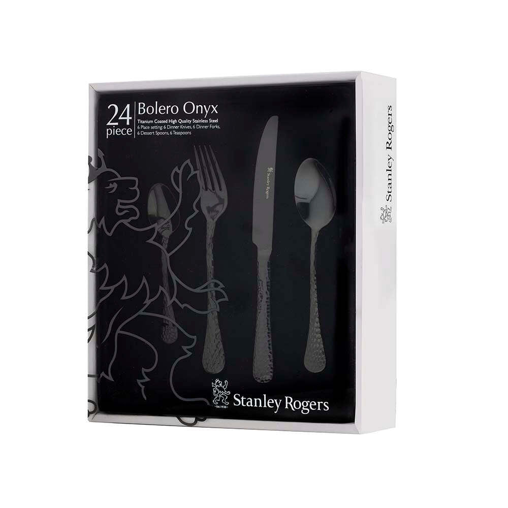 50861-stanley-rogers-bolero-onyx-24pc-cutlery-family-dinner-set