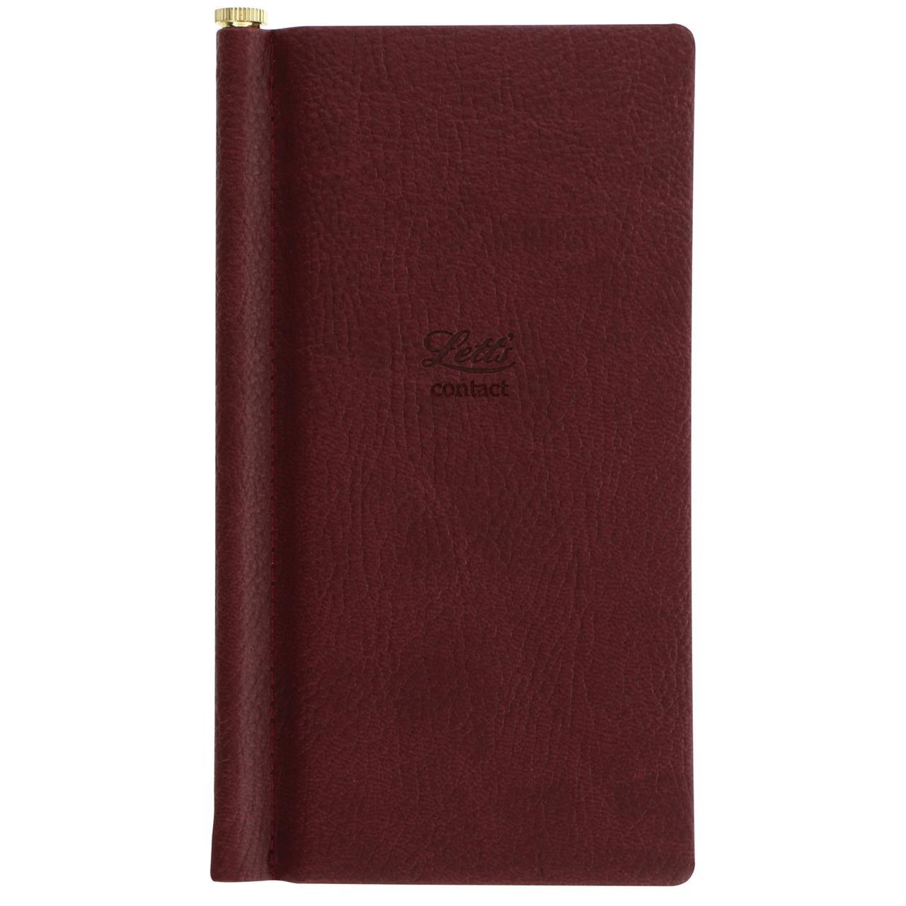 101723-letts-origins-slim-address-book-chocolate-home-office-stationery
