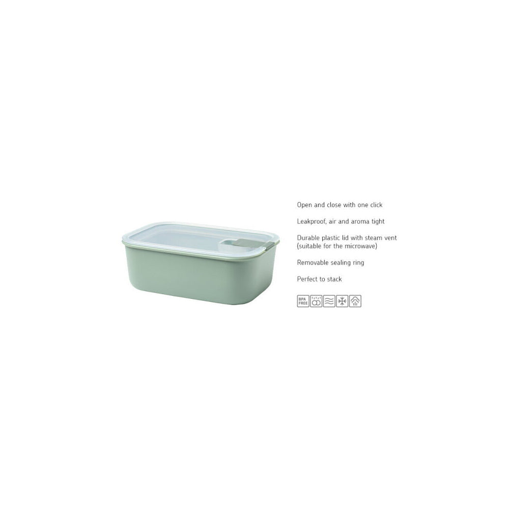 106154032500m-mepal-food-storage-box-w-easyclip-lid-rectangle-450ml-nordic-white