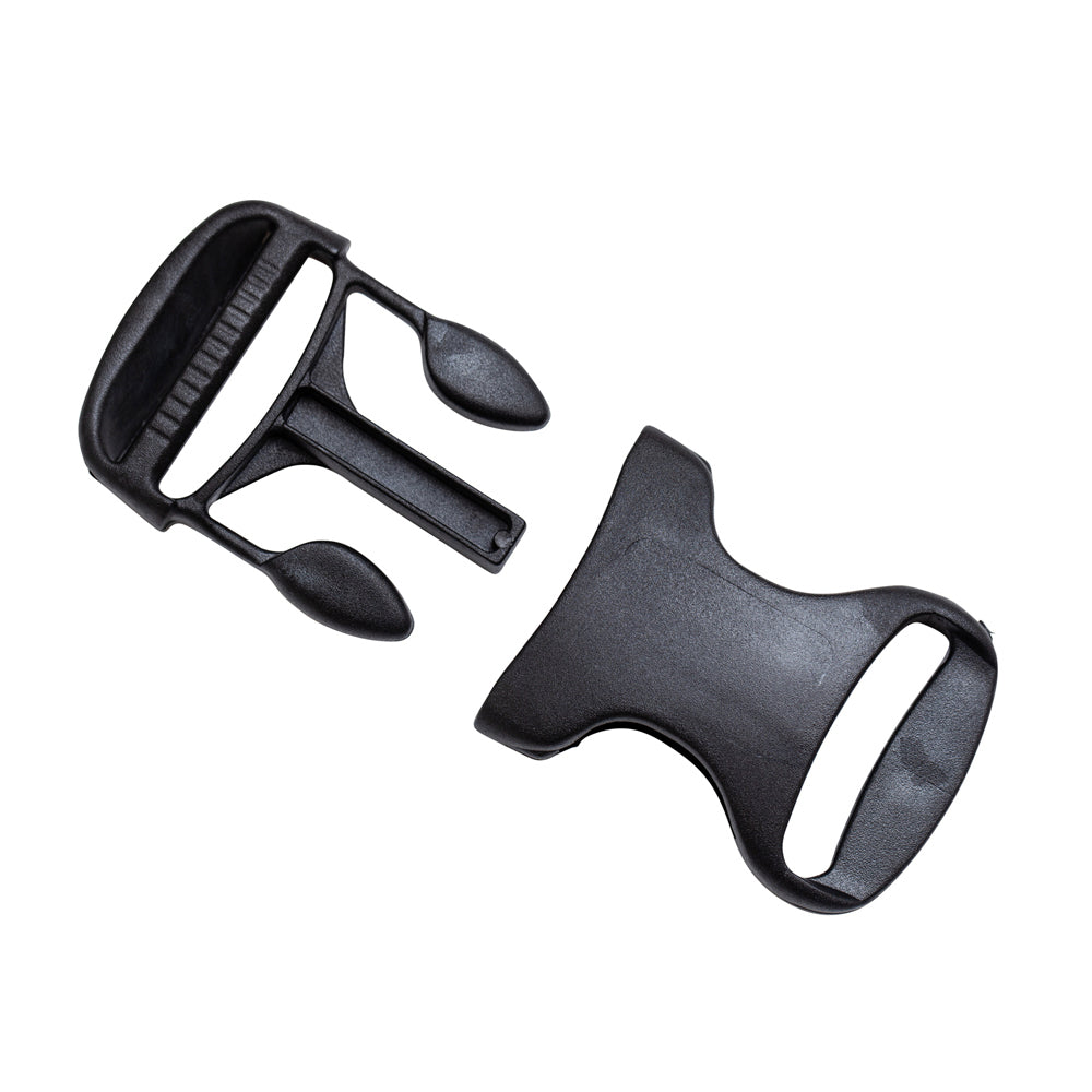 GMP Trovato Premium Plastic Side Release Buckle 40mm Bag 6 Black