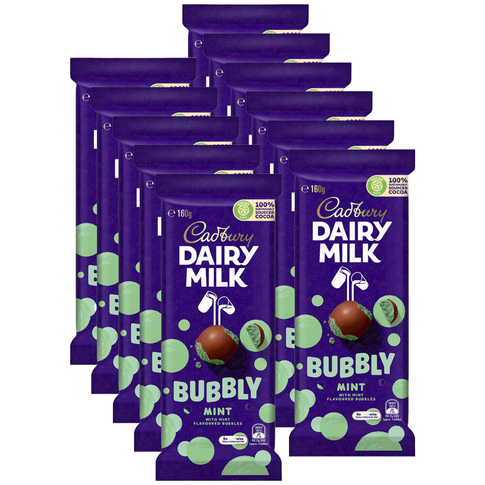 4052554-11pc-cadbury-bubbly-mint-160g-chocolate-confectionery