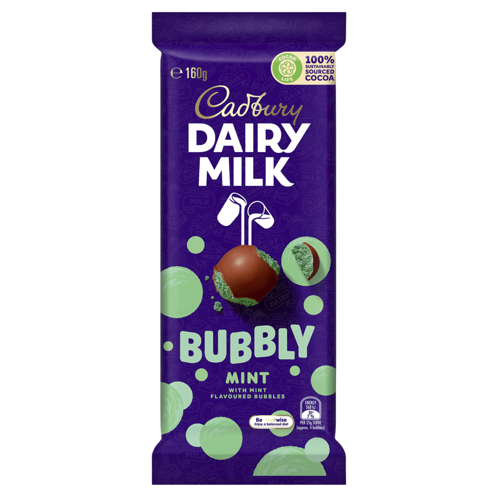 4052554-11pc-cadbury-bubbly-mint-160g-chocolate-confectionery