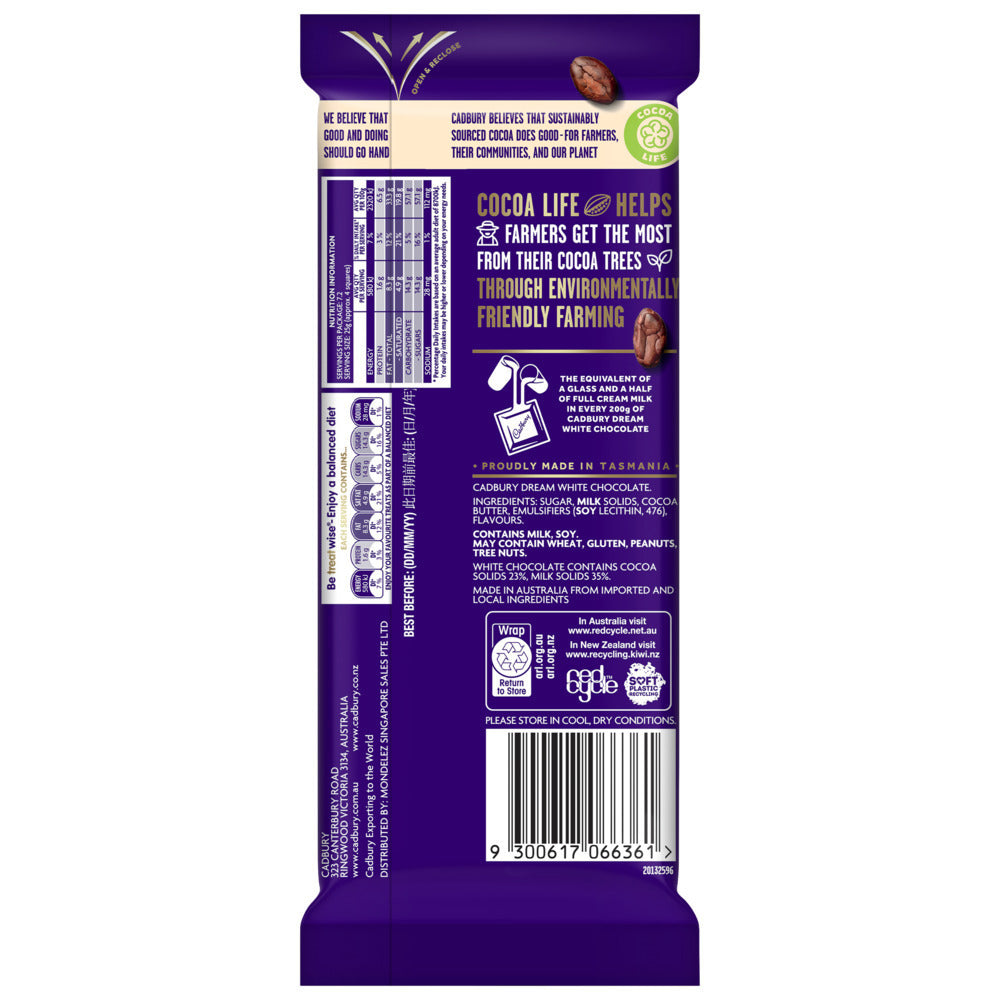 4299134-16pc-cadbury-dream-180g-blocks-chocolate-confectionery