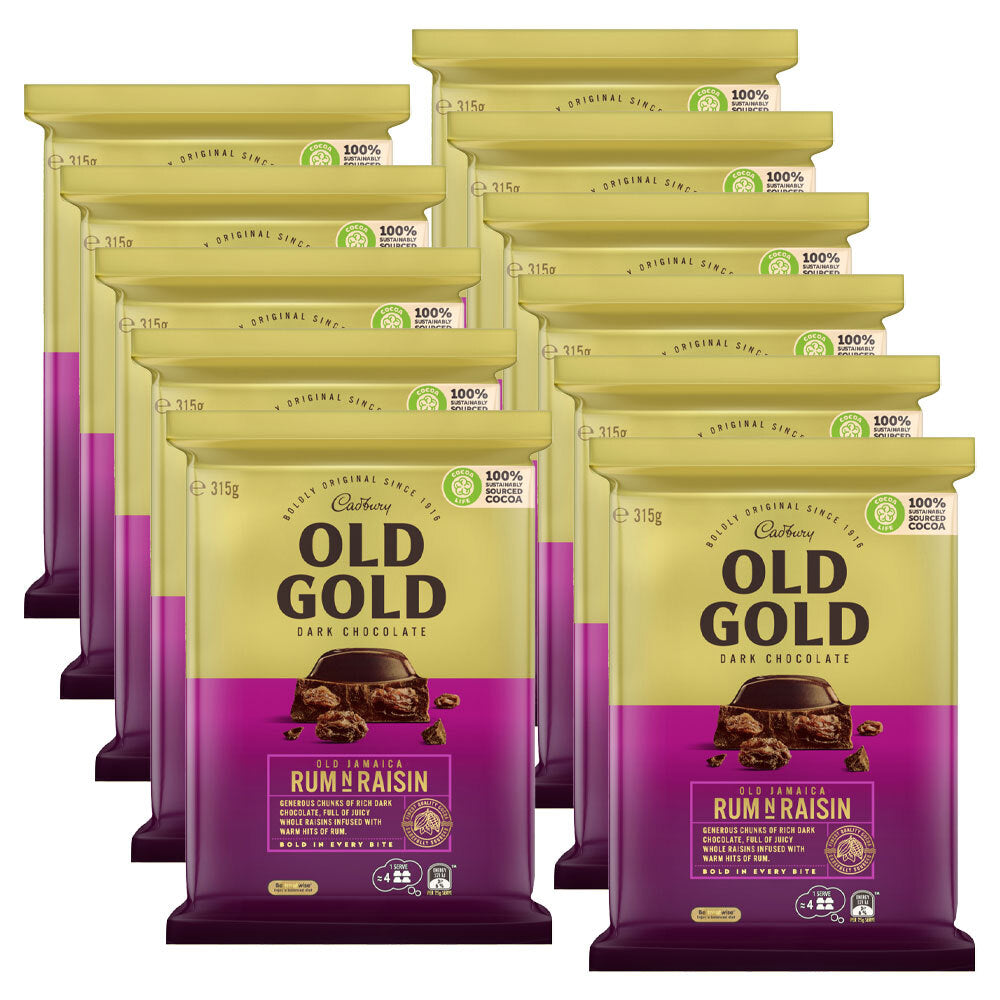 4276927-11pc-cadbury-old-gold-rum-raisin-block-315g-chocolate-confectionery