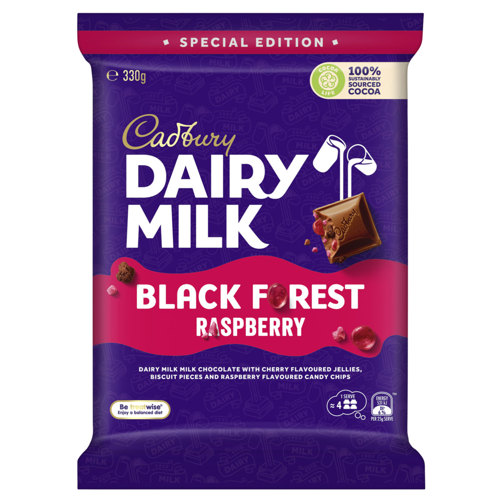 4308794-10pc-cadbury-dairy-milk-raspberry-black-forest-330g-chocolate-confectionery