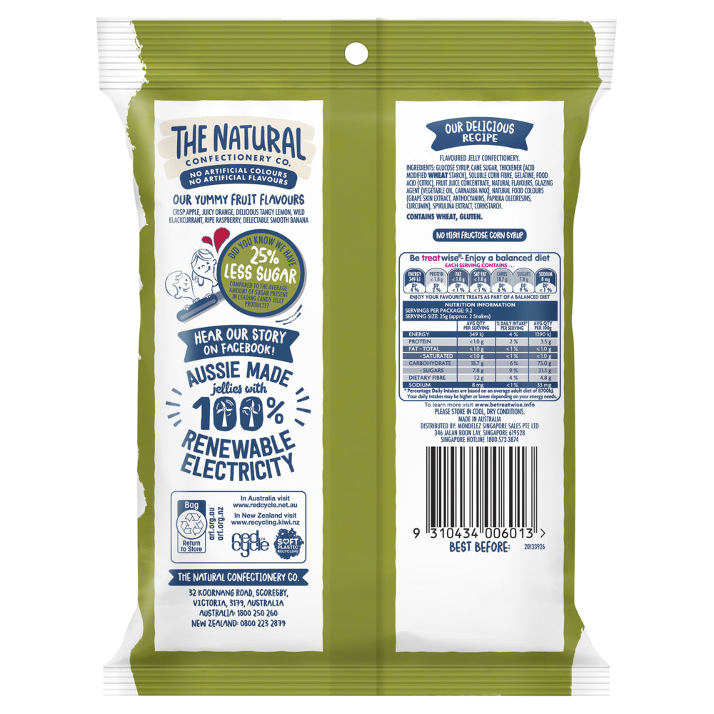 4303981-16pc-the-natural-confectionery-co-snakes-reduced-sugar-230g