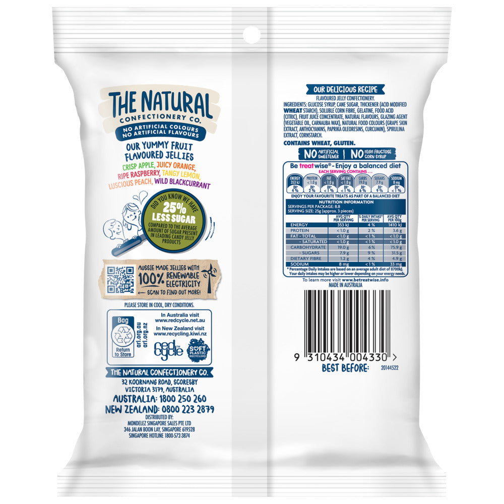 4303980-18pc-the-natural-confectionery-co-fruit-basket-reduced-sugar-220g