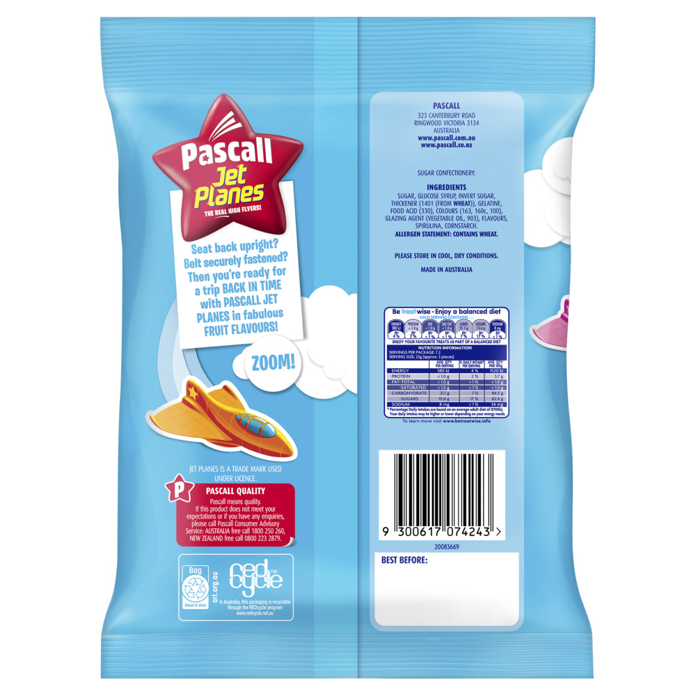 4228636-18pc-pascall-jet-planes-180g-sweets-confectionery