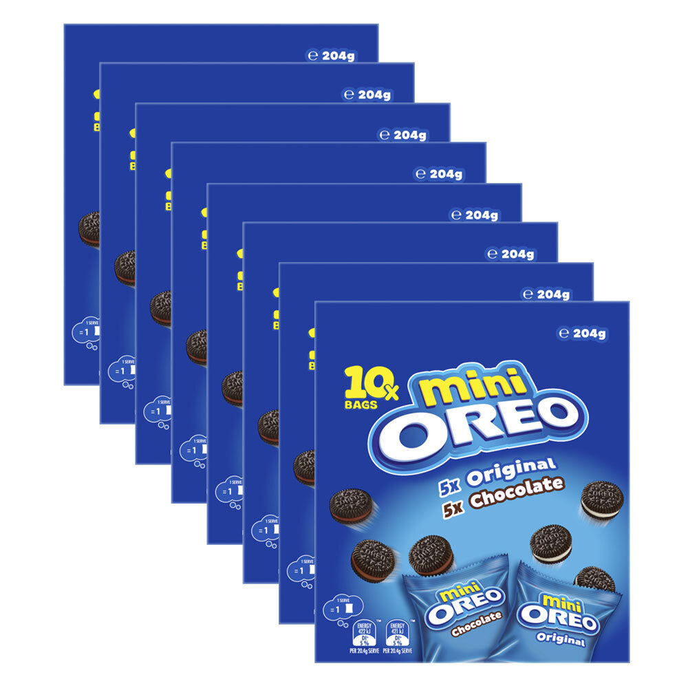 4308376-8pc-oreo-mini-mixed-204g-sweet-chocolate-biscuits