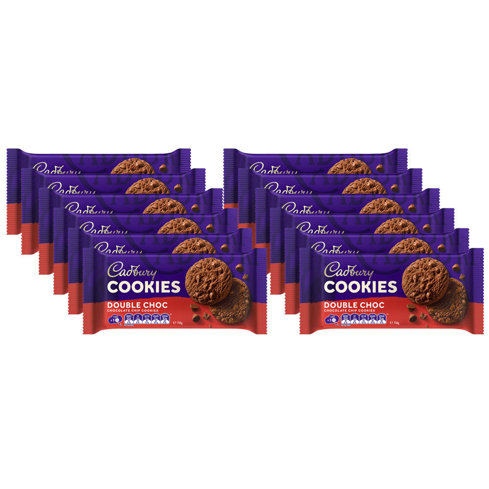 4255960-12pc-cadbury-cookie-soft-double-chocolate-sweet-biscuits-156g