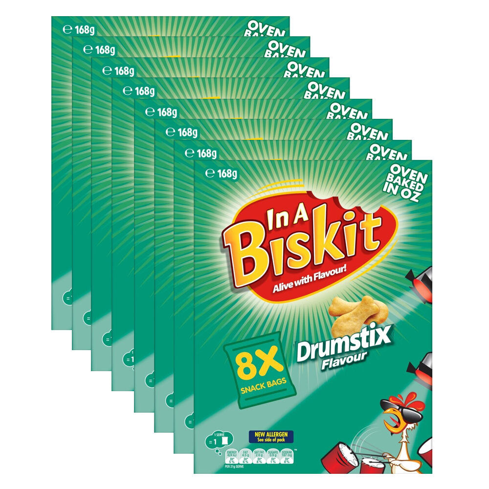 4303026-8pc-in-a-biskit-drumstix-multipack-assorted-flavoured-crackers-biscuits-168g