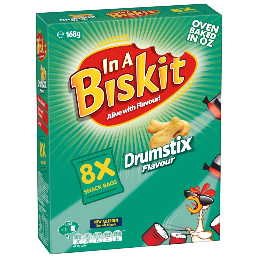4303026-8pc-in-a-biskit-drumstix-multipack-assorted-flavoured-crackers-biscuits-168g