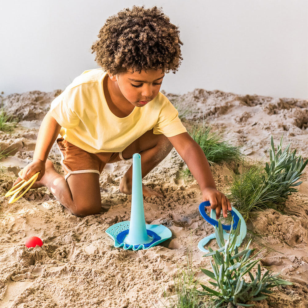 172345-quut-triplet-plastic-shovel-rake-sifter-kids-toy-vintage-blue-10m