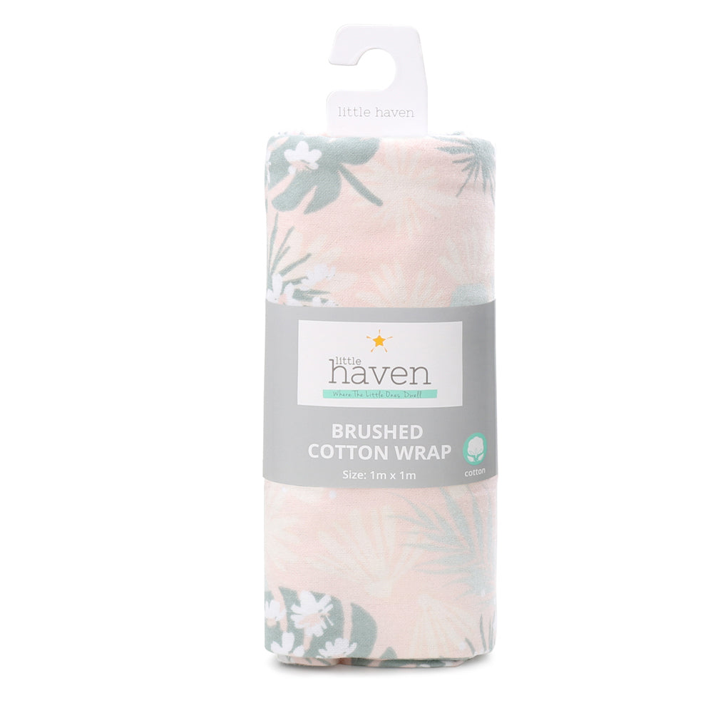 3284cwr-little-haven-baby-infant-brushed-cotton-wrap-botanical-leaf-100cm