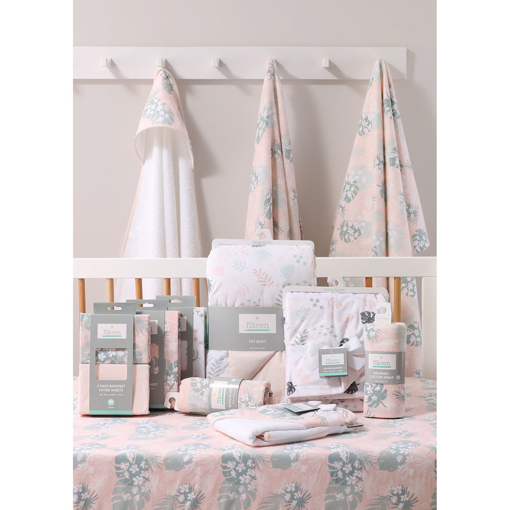 3284cwr-little-haven-baby-infant-brushed-cotton-wrap-botanical-leaf-100cm