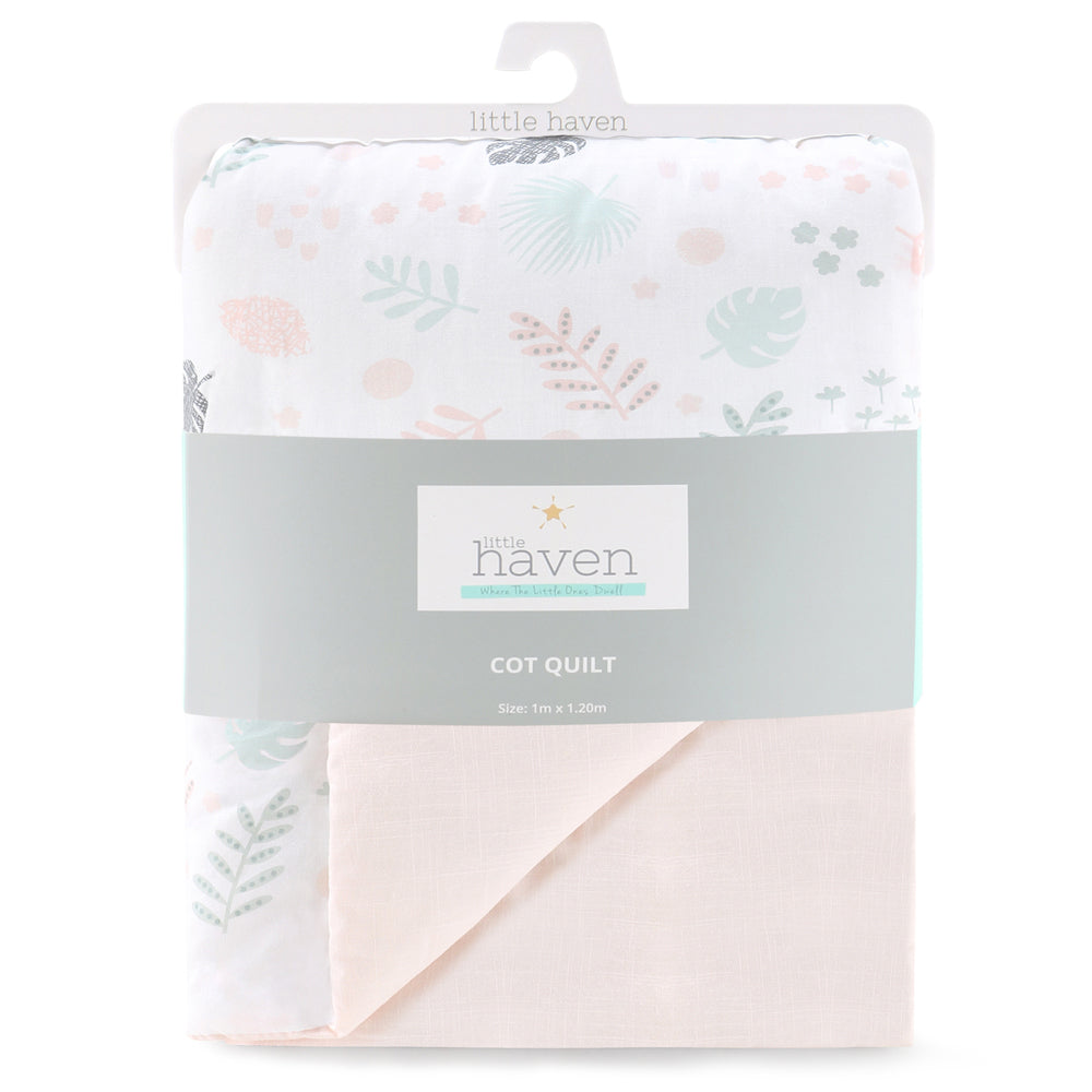 3284qt-2-little-haven-baby-infant-cotton-bedding-quilt-botanical-leaf-120cm