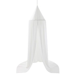 The Peanutshell 230cm Microfibre Hanging Canopy White