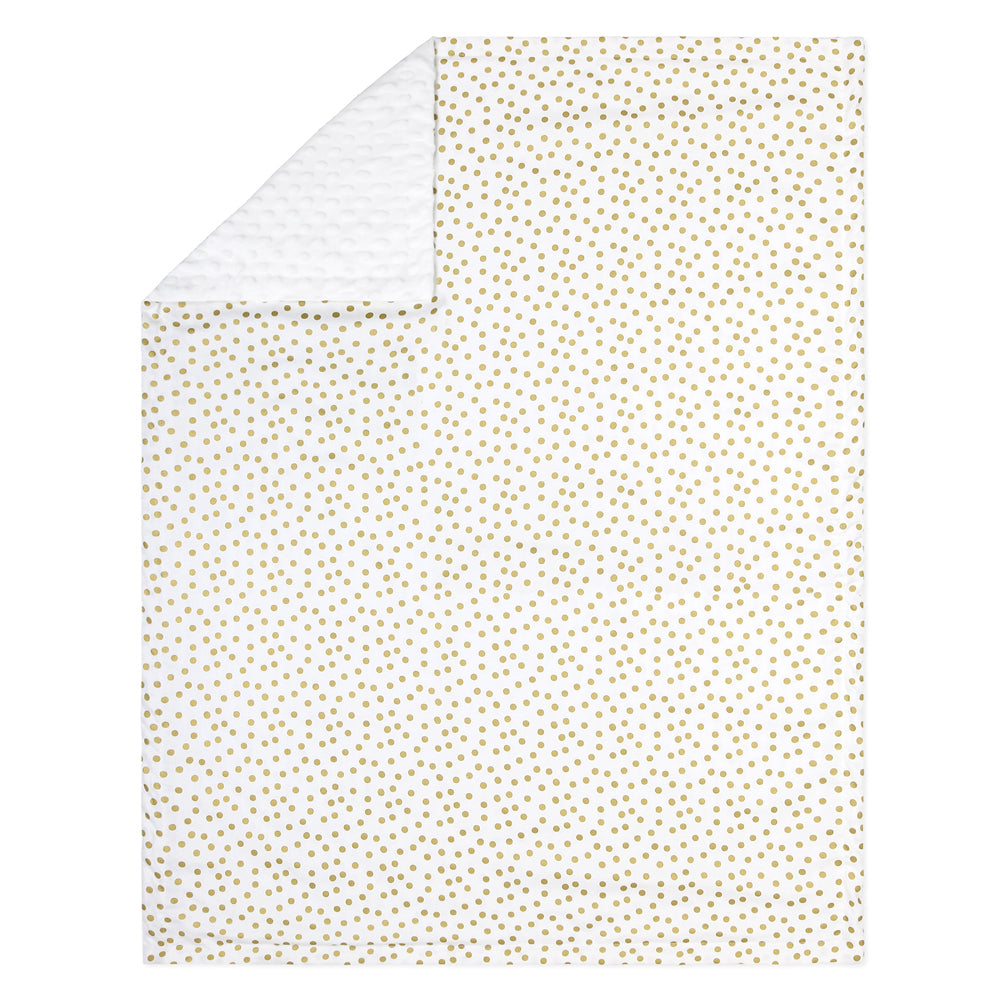 1721bl-the-peanutshell-101cm-cotton-nursery-blanket-gold-dots