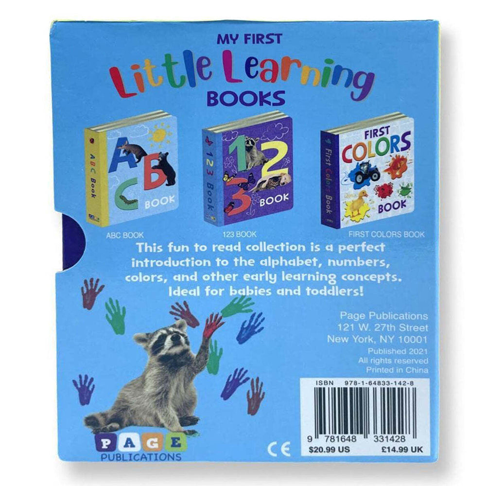3pc Page Publications My First Little Learning Book Collection Set 0-3Y+