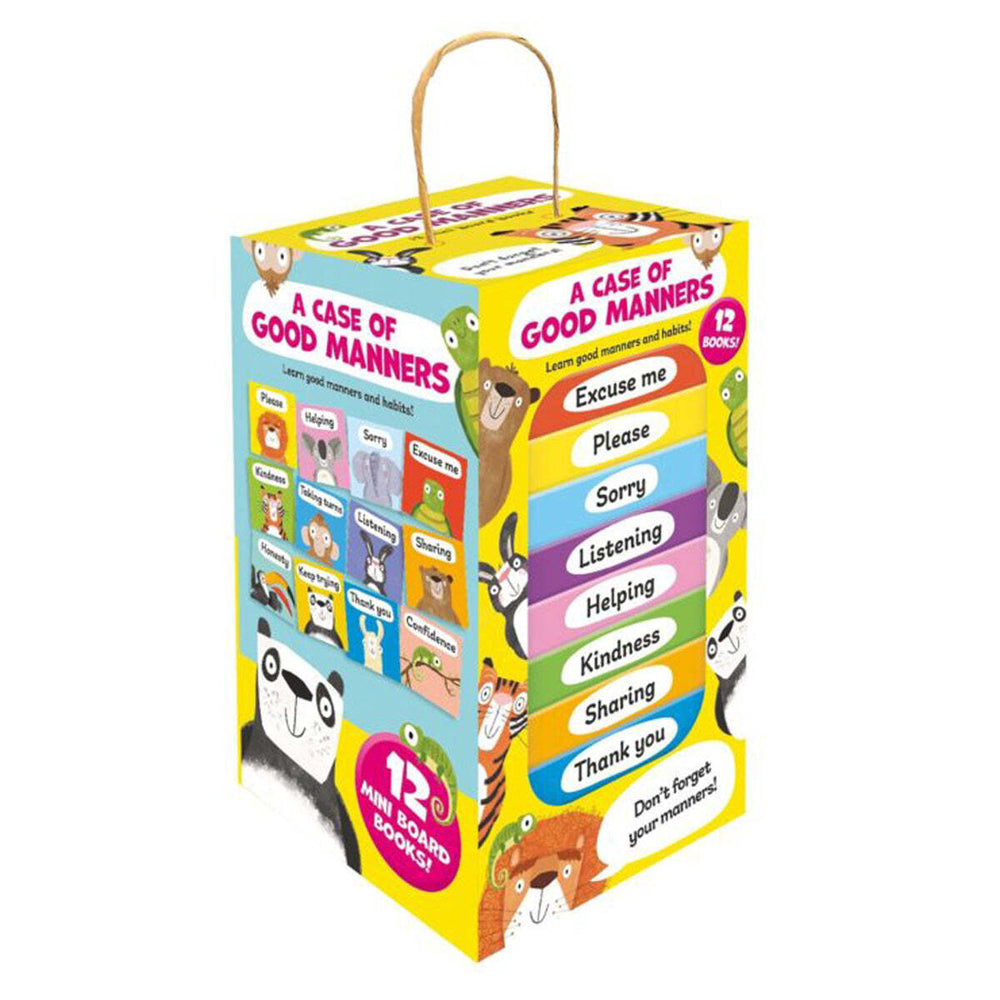 12pc Sweet Cherry A Case of Good Manners Book Collection Set 3-6Y+