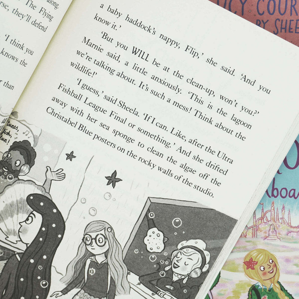 5pc Promotional Mermaid School Book Collection Set 6-10Y+