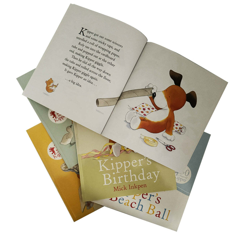 5pc Promotional Kipper Children's Book Collection Set 3-6Y+