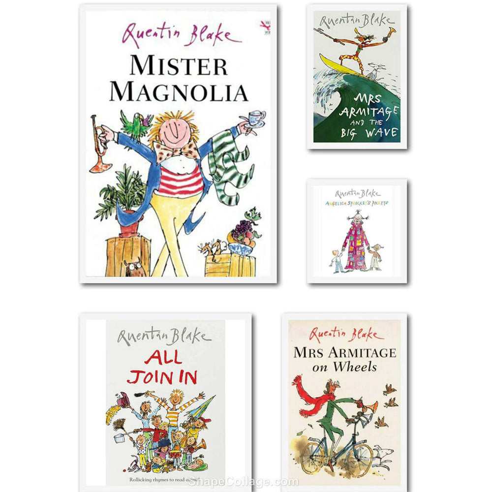 5pc Promotional Quentin Blake Book Collection Set 8-12Y+