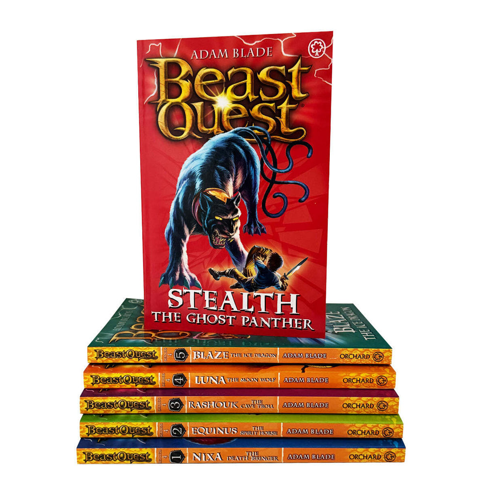 6pc Promotional Beast Quest Series 4 Book Collection Set 8-12Y+