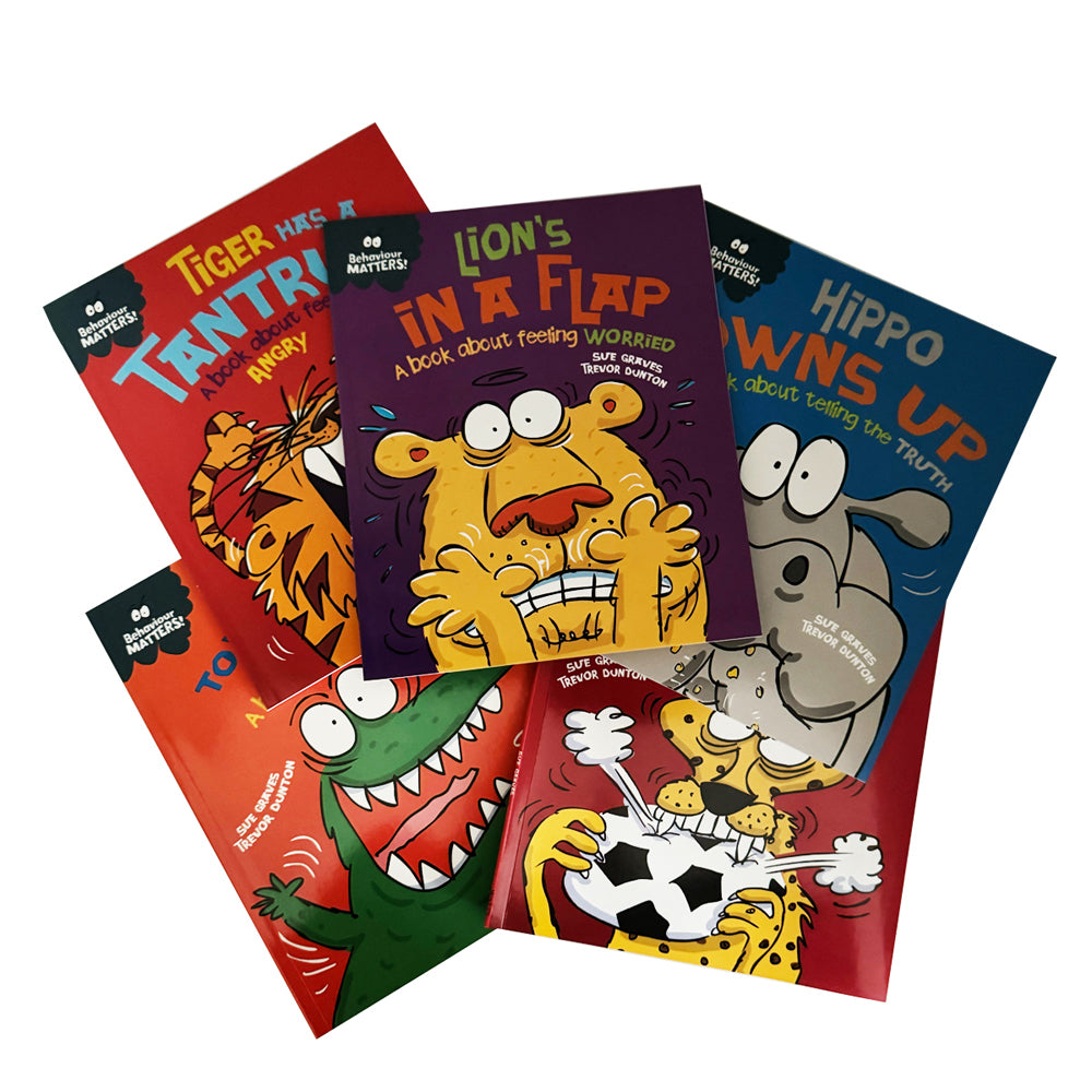 5pc Promotional Behaviour Matters Series 1 Book Collection Set 6-9Y+