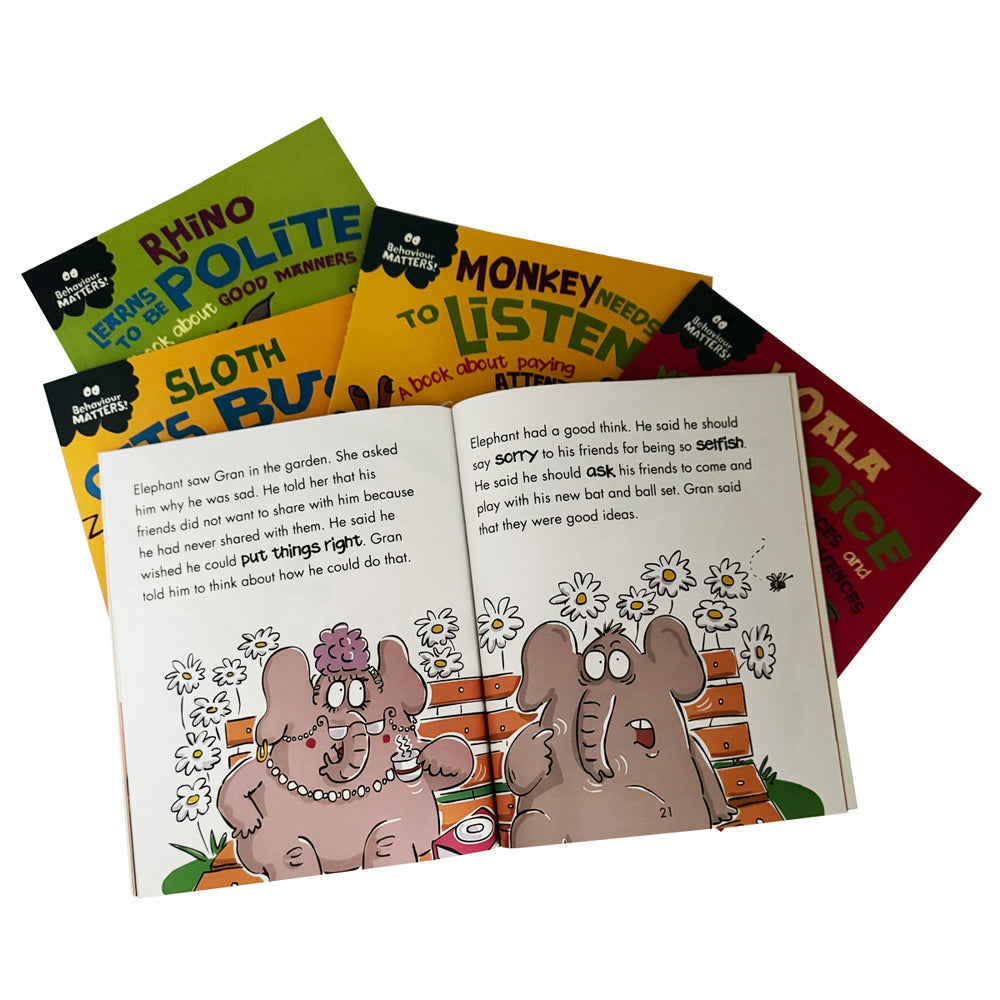5pc Promotional Behaviour Matters Series 3 Book Collection Set 6-9Y+