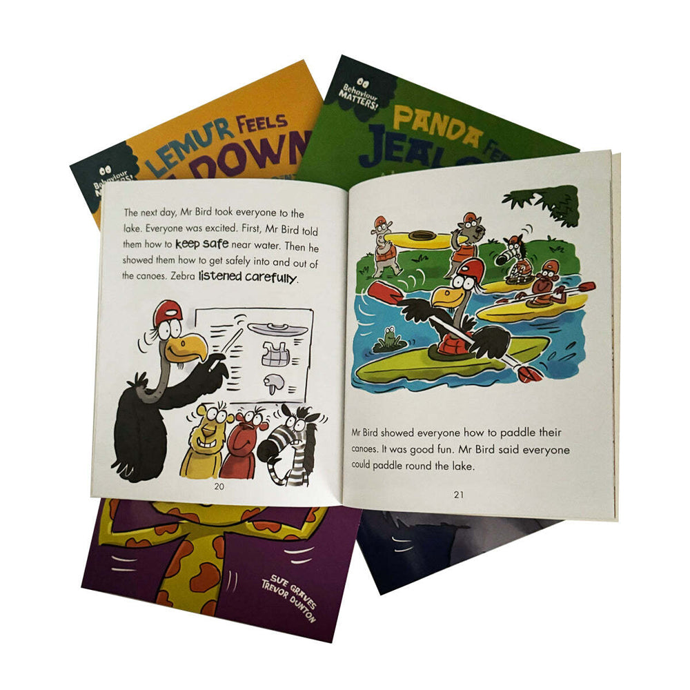 5pc Promotional Behaviour Matters Series 4 Book Collection Set 6-9Y+