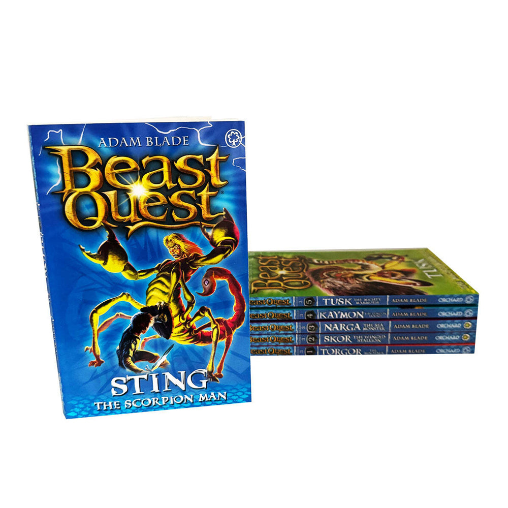 6pc Promotional Beast Quest Series 3 Book Collection Set 8-12Y+