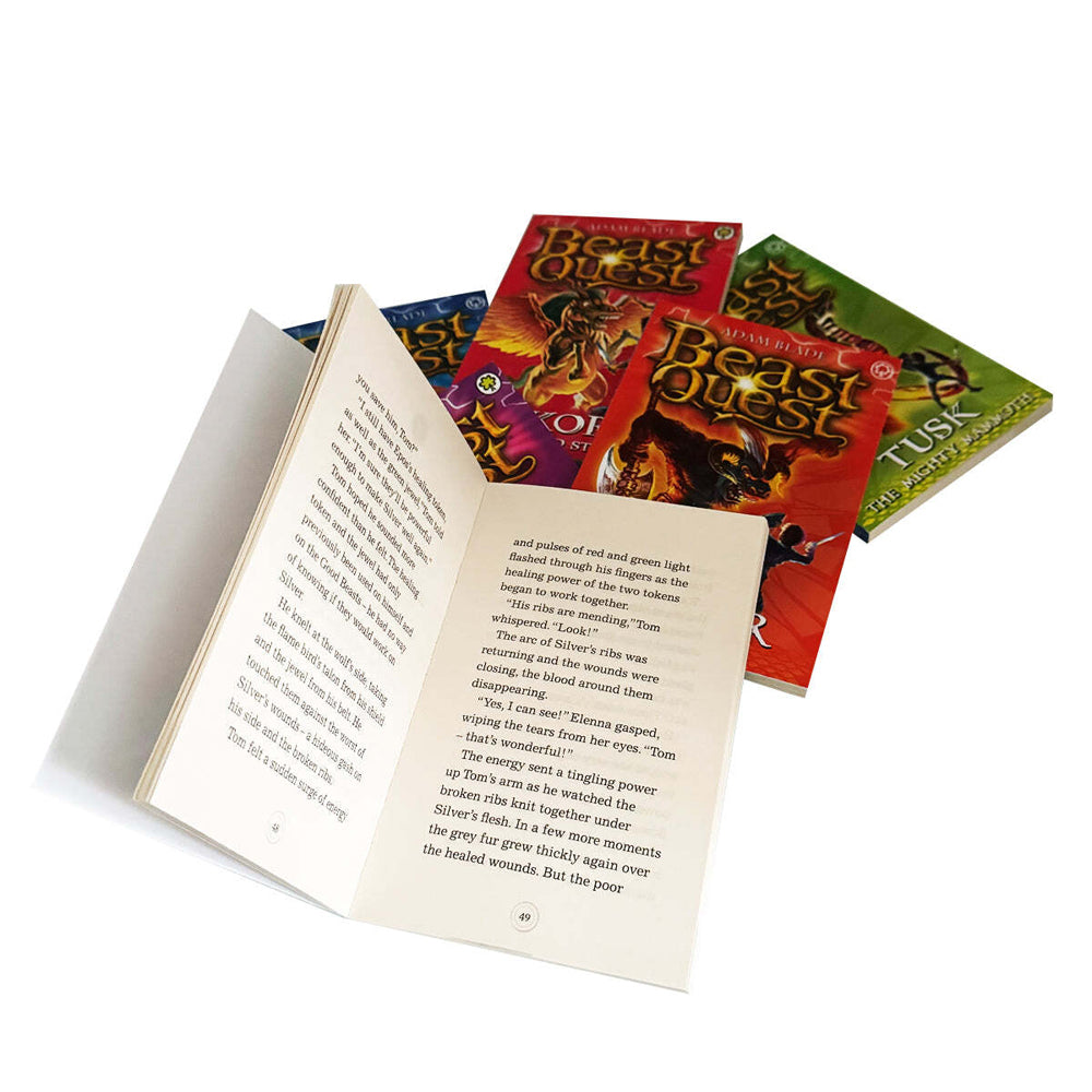 6pc Promotional Beast Quest Series 3 Book Collection Set 8-12Y+