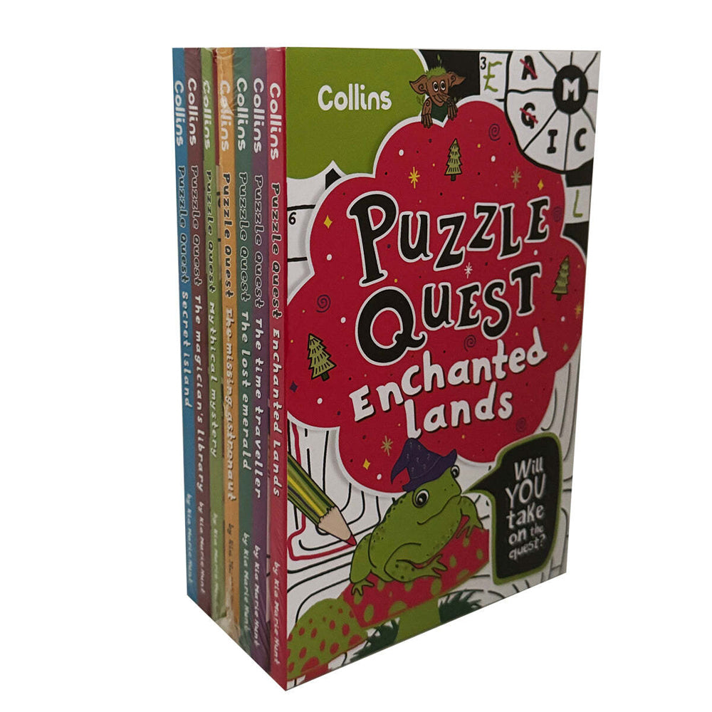 7pc Promotional Puzzle Quest Kids Book Collection Set 10Y+