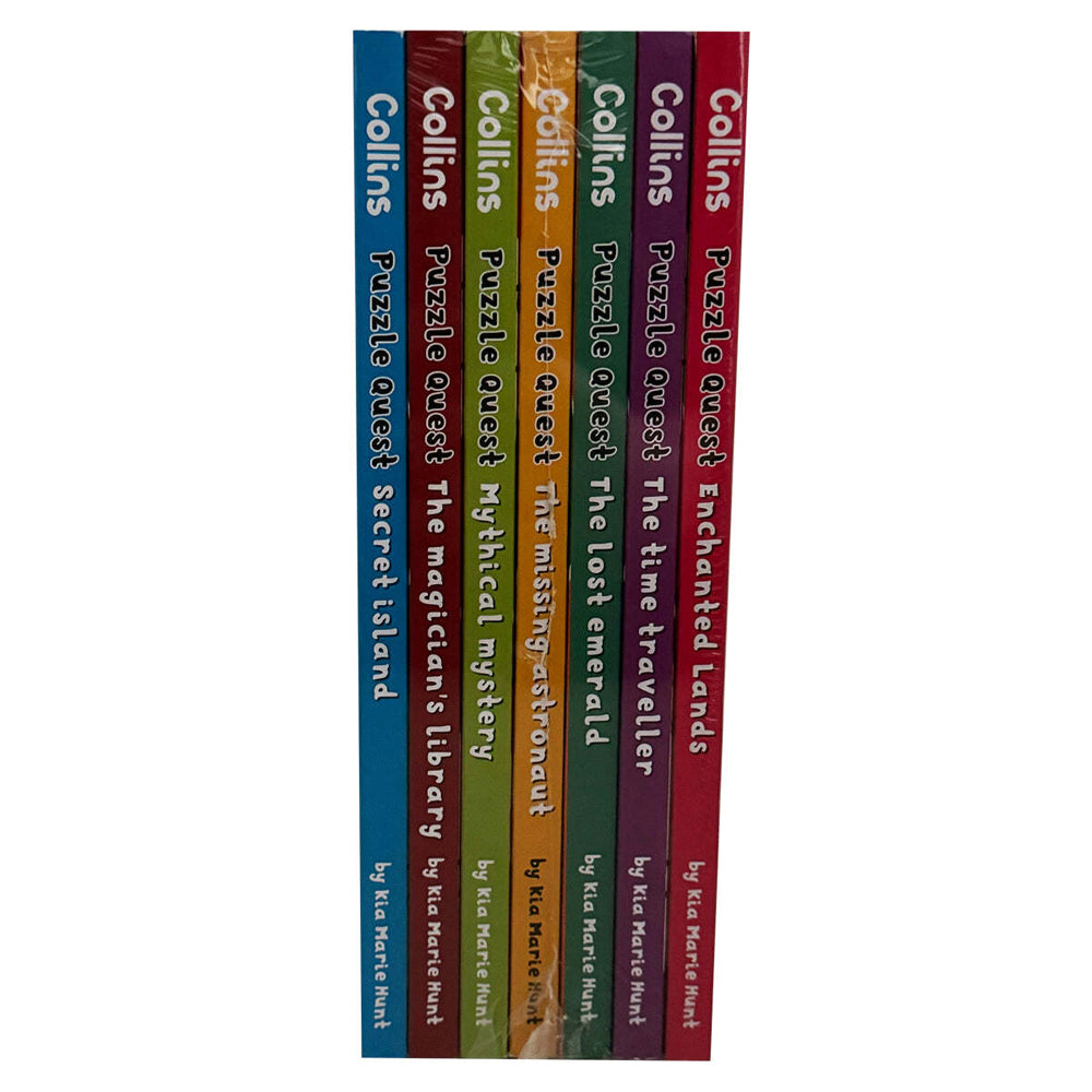 7pc Promotional Puzzle Quest Kids Book Collection Set 10Y+