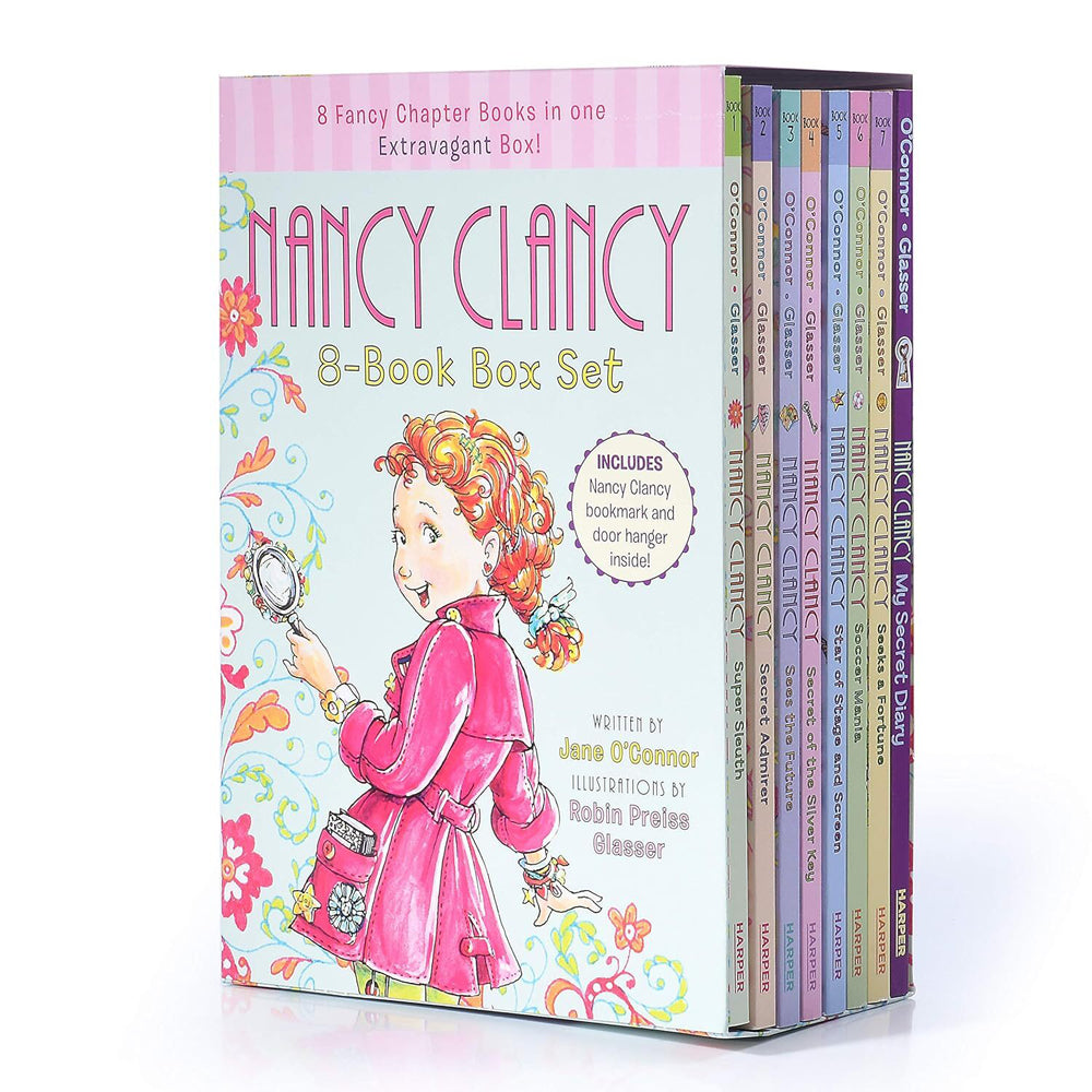 8pc Promotional Nancy Clancy Kids Book Collection Set 4-8Y+