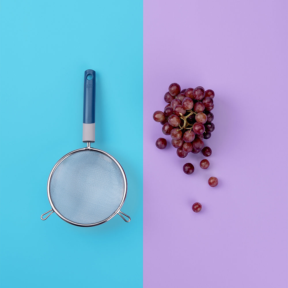 678048-tasty-stainless-steel-mesh-strainer-31cm-blue-silver