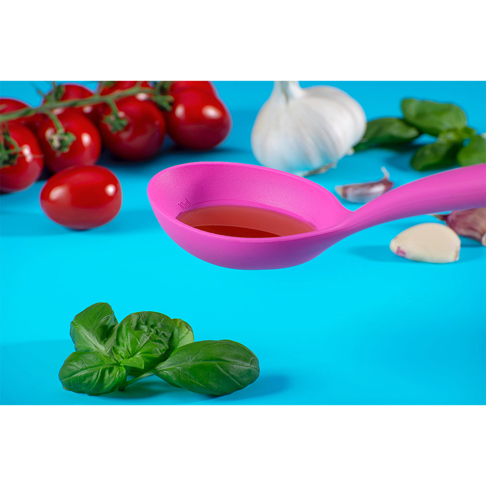 678201-tasty-2-in-1-silicone-spoon-w-measurements-cooking-utensil-35cm-pink