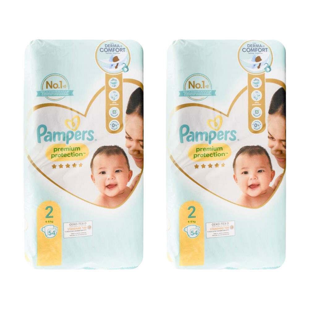 482704-2x-54pc-pampers-nappies-premium-protection-size-2-4-8kg