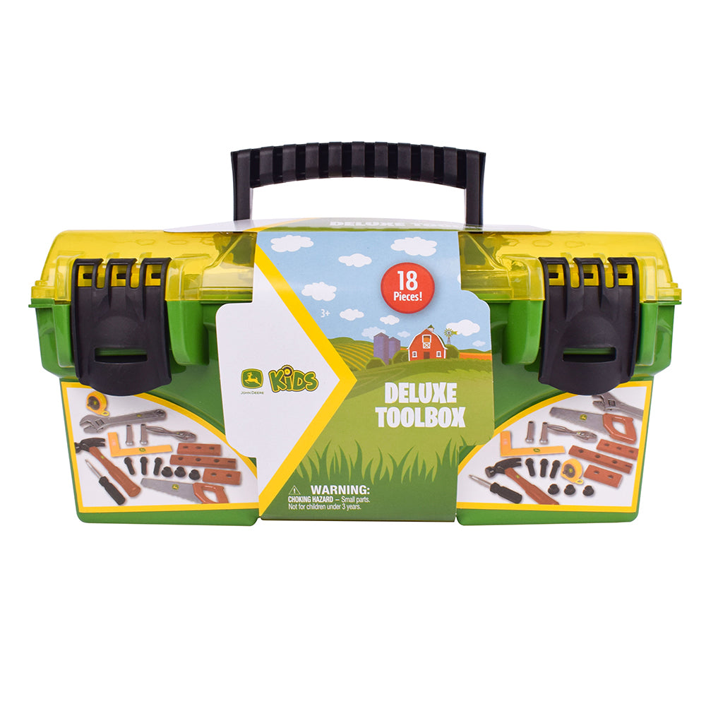 320974-18pc-john-deere-deluxe-tool-box-w-carry-handle-two-locking-snaps-toy-3y