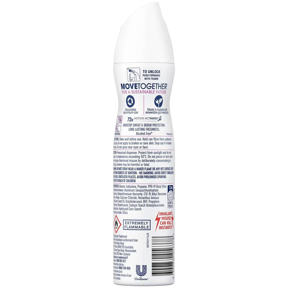 6x Rexona Women's Advanced Protection Invisible Pure Antiperspirant 220ml
