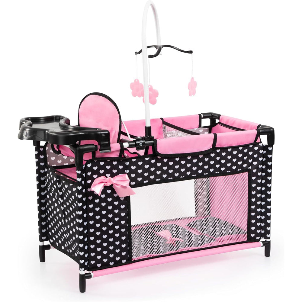 21162660-bayer-multi-bed-doll-cot-integrated-high-chair-kids-toy-3