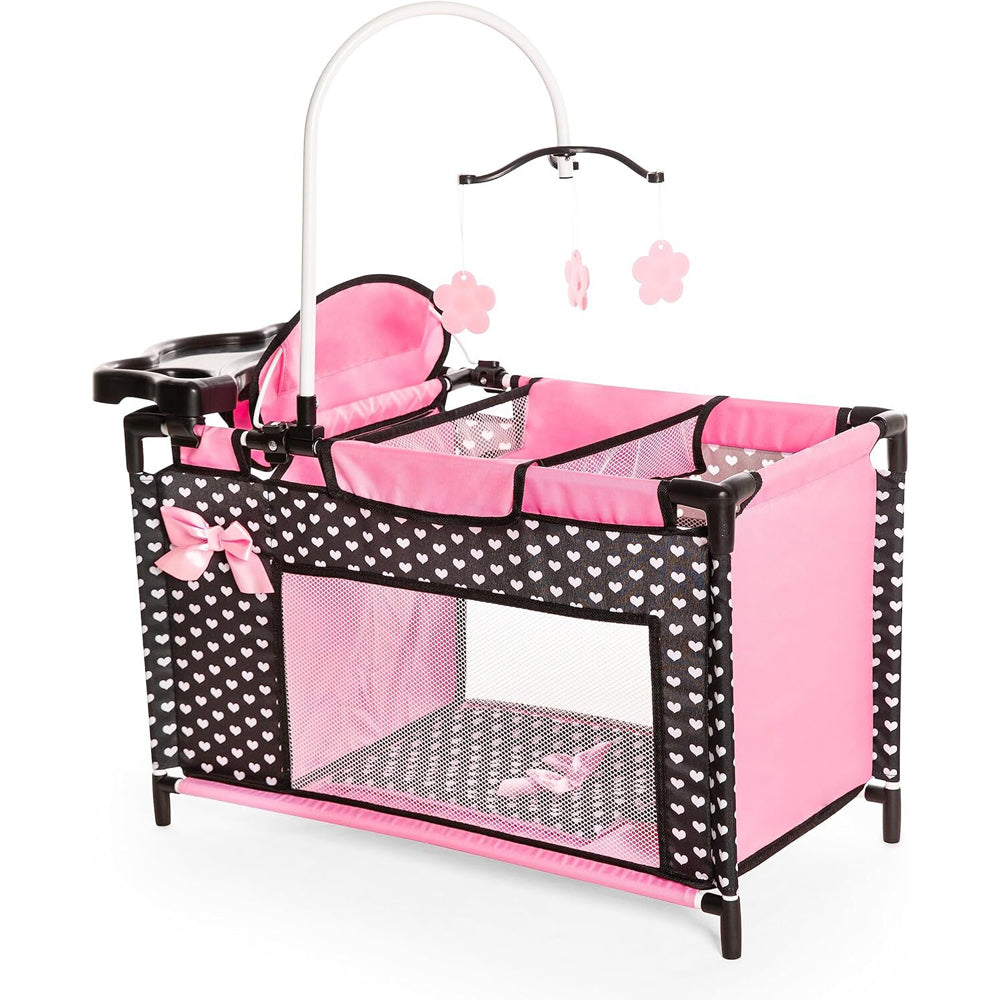 21162660-bayer-multi-bed-doll-cot-integrated-high-chair-kids-toy-3