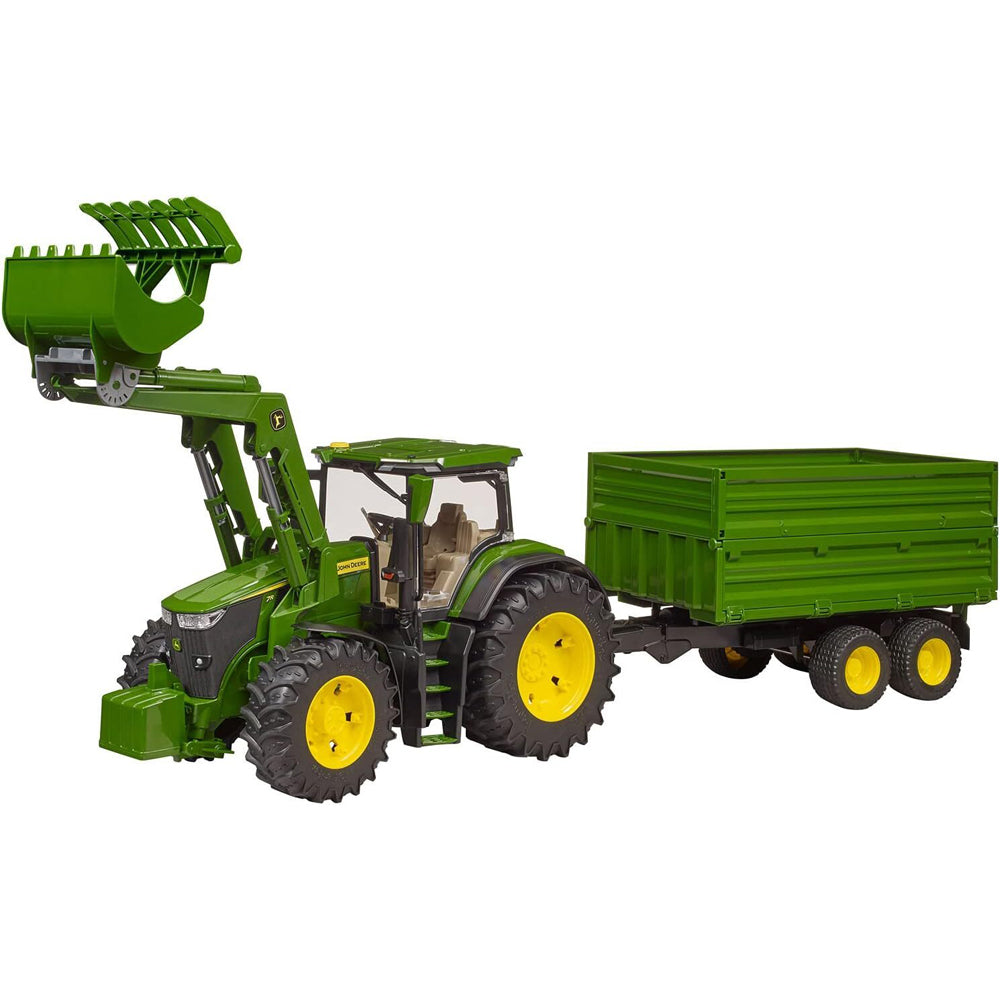 24003155-bruder-john-deere-7r-350-tractor-with-frontloader-tipping-trailer-1-16-kids-toy-4