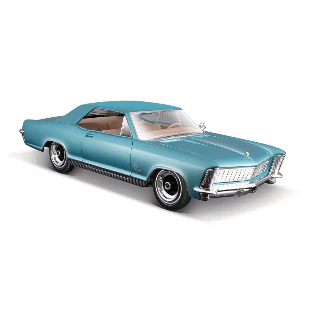 45231214-maisto-1965-buick-riviera-sports-car-diecast-display-model-1-24-3-blue