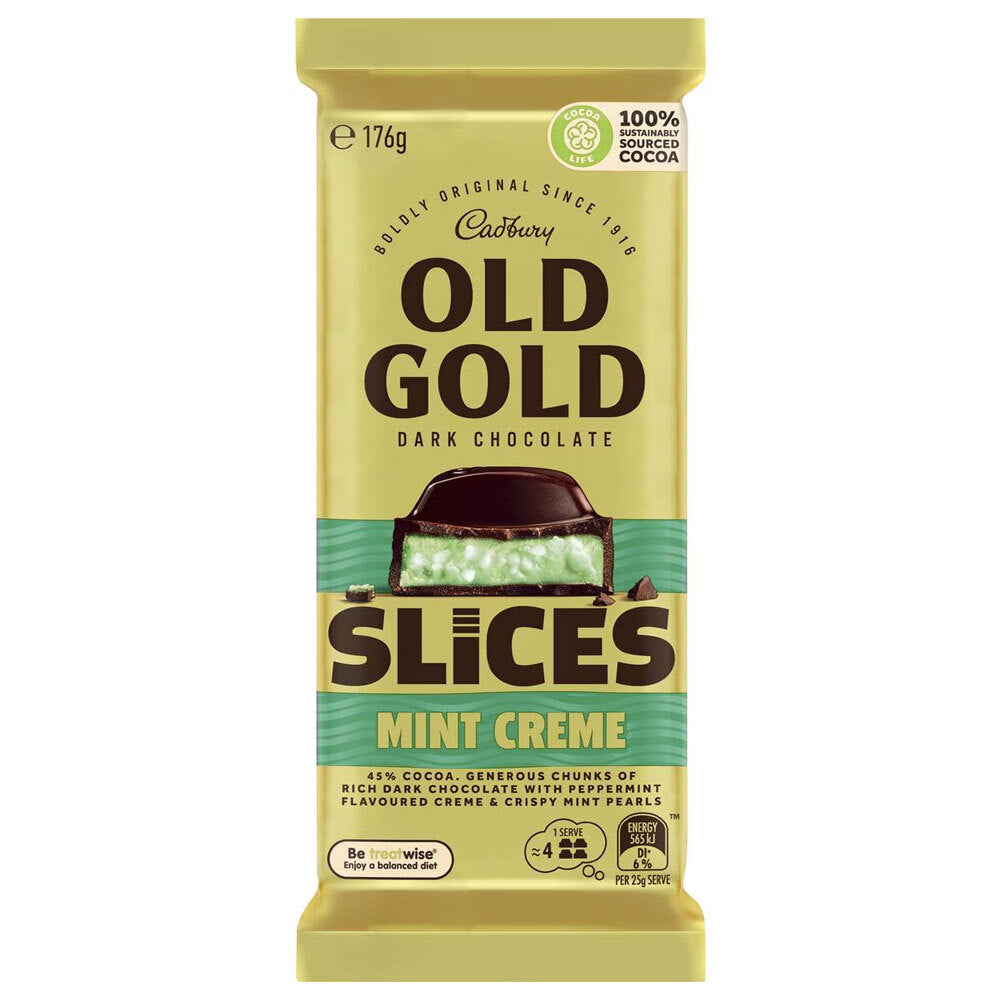 4309166-16pc-cadbury-old-gold-slices-dark-chocolate-mint-creme-176g