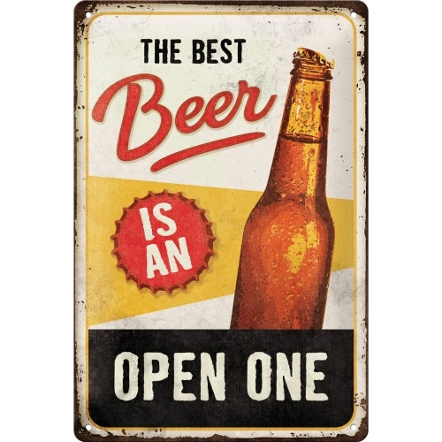 5122358-nostalgic-art-medium-sign-20x30cm-metal-the-best-beer-is-an-open-one