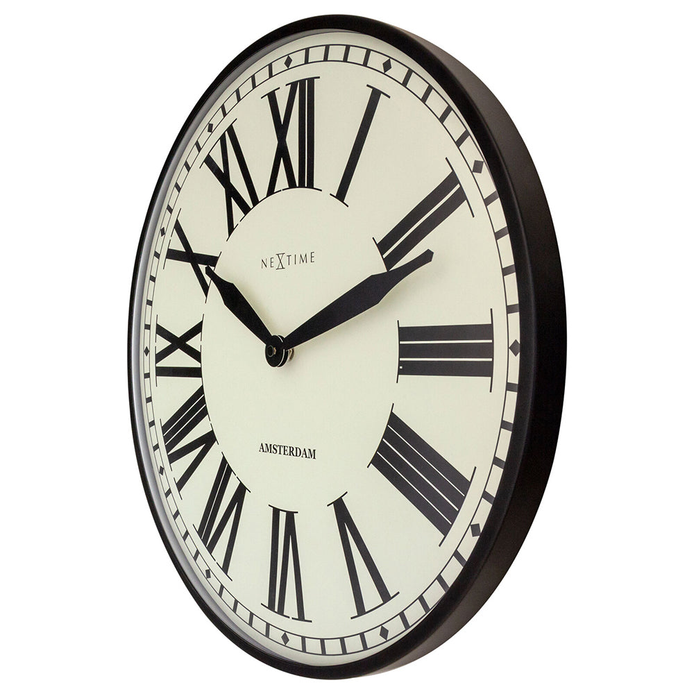 573291zw-nextime-amsterdam-large-roman-numeral-40cm-round-wall-clock
