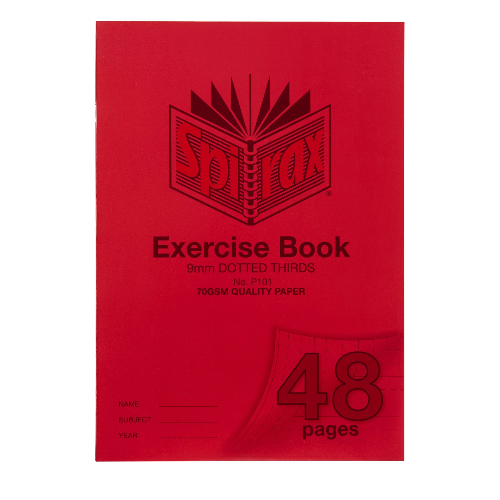 56101p-20pc-spirax-p101-exercise-book-a4-9mm-dotted-thirds-48-pages-red